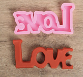 Молд "Любовь" 14,5х7,5х2 см 