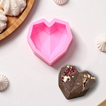Молд «Сердце», 7,3×7,3×2,3 см 4469509