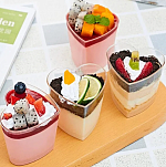 Креманка пластиковая Сердце (73*60*60мм) 145 мл, 10 шт