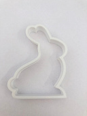 Форма для пряников Заяц высота 9,5 см, толщ 1,5 см