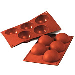 Форма силиконовая на 5 полусфер  d80 SF001
