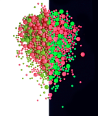 Рис воздушный в глазури НЕОН (розовый, лайм) 50 гр арт 917
