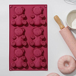 Форма силиконовая Мишка 28,5*17*2см 549328