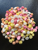 Безе мини микс №4 100 гр (розовый, желтый, белый, персиковый)