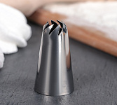 Насадка закрытая роза d2,3 см выход 0,9 см 8 лучей 3831059