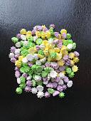 Безе мини микс №3 100 гр (сиреневый, белый. желтый, зеленый)