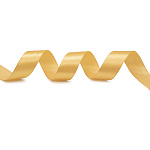 Лента атласная темно-золотая (039) ширина 25 мм длина 22,86 м 