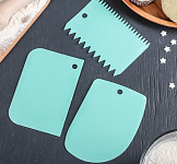 Набор шпателей кондитерских 3 шт в наборе 1290534