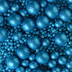 Рис воздушный в глазури Блеск (синий) 2-12 мм 50 гр арт 702