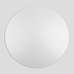 Подложка усиленная белая/белая D 220 мм толщина 3,2 мм 