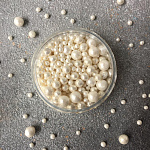 Шарики сахарные Жемчуг 50 гр микс d3мм, 6мм, 7,5мм 