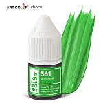 Краситель жирорастворимый гелевый Зеленый АРТ КОЛОР choco 12 мл