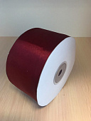 Лента атласная бордовая (029) ширина 5 см длина 22,86 м