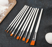 Набор кондитерских кисточек для декорирования «Ларсон», 10 шт 4626017