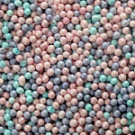 Посыпка шарики голубо-лилово-розовые 2 мм 1 кг 20219