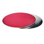 Подложка усиленная фуксия/серебро D 240 мм толщина 2,5 мм