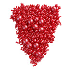 Рис воздушный в глазури ( жемчуг красный) 2-12 мм 50 гр арт 164