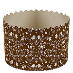 Форма для кулича "Цветочные нити" D124 H100 5шт (500-550гр) 124100