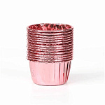 Капсулы плотные Розовый Металлик 50/40 с ламинацией внутри 50 шт