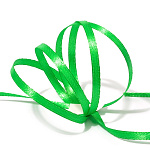 Лента атласная зеленая (092) ширина 3 мм, длина 91,44 м