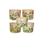 Форма для кулича "Розы" D90 H90 мм 5 шт