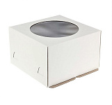 Коробка для торта 240*240*180 с окном МГК