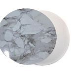 Подложка двусторонняя мрамор/белая 300 мм, h 3 мм 53379