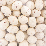 Драже "Яйца" (белые  матовые в крапинку) 25 шт 10863