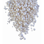 Рис воздушный в глазури (жемчуг белоснежный)  2-12 мм 50 гр арт 254