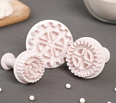 Набор плунжеров «Шестерёнки» диаметр 4,6,8 см 3 шт 2380373