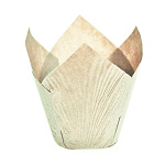 Капсулы бумажные "Тюльпаны" бежевые 50/90 10 шт