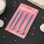 Набор для моделирования кондитерских украшений KONFINETTA, 4 шт 5284325