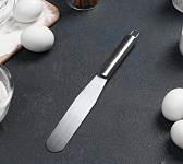 Лопатка-палетка прямая 27*3*1,5 см с металлической ручкой раб поверхность 14,5 см 2834530