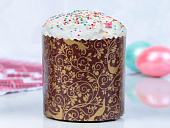 Форма для кулича "Райский сад" D124 H100 мм 5шт  (400-450гр)