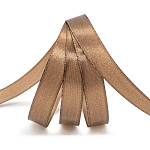 Лента атласная серо-коричневая (075) , ширина 12 мм, длина 22,86 м