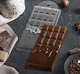Форма для шоколада 7*15*1 см "Шоколад горячий" 4309150
