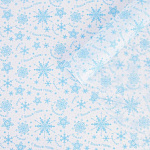 Бумага упаковочная тишью «Вьюга», 50*70 см 1 лист 6939744