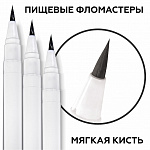 Фломастер пищевой  Черный Топ Декор 1 шт , Россия