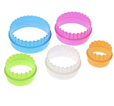 Набор форм из пластика для печенья Волна 5 шт 964474