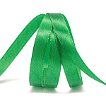 Лента атласная зеленая (092) ширина 12 мм длина 22,86 м 