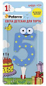 Свеча детская для торта, цифра 5, 1 шт. в упаковке, 401-526