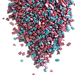 Посыпка сахарная Крошка Люкс Перламутровая (голубая,розовая,гранат,фиолетовая) 50 гр арт 572