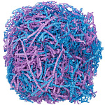 Наполнитель для коробок бумажный фиолетово-синий 50 гр, арт151+154, М632