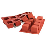 Форма силиконовая СИЛИКОНФЛЕКС куб большой 8 ячеек  50*50*50 мм объем 125 мл SF104 