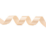 Лента атласная персиковая (035) ширина 25 мм длина 22,86 м арт7730444