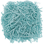 Наполнитель для коробок бумажный светло-голубой 50 гр, арт 110