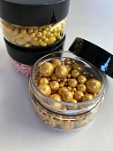 Шарики сахарные Золотое сияние 100 гр микс d3мм, 6мм, 7,5мм