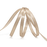 Лента атласная бежевая (068) , ширина 12 мм, длина 22,86 м