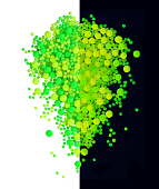 Рис воздушный в глазури НЕОН (лимонный, лайм) 50 гр арт 915