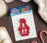 Форма для пряников "Дед Мороз" 10*6 см 2769476 (B02)